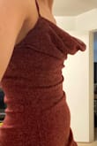 I'm not sure if my dress was sewn wrong or what, but there was way too much fabric in the chest area and it just sat totally wrong. Other than that, the fit was great, and I love the material. Unfortunately, I will not be able to wear it without maybe some alterations. - Whitney B.