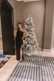 Bought this dress last minute for a NYE wedding. I was a bit worried I'd be adjusting all night with the one shoulder, but it was a non issue. The dress hugged my curves perfectly, was easy to dance in and was so elegant looking. Great find. - Heather R.