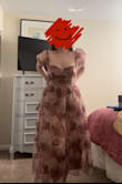 I recently bought this dress for a country club wedding. It's super cute and I really liked it, but when I put it on I felt like the style wasn't quite right for the occasion. It kind of made me feel like I was dressed for a tea party in Wonderland or something - haha! The fit was perfect for me and the material was good quality. May be difficult to wear with a bra due to the open back, but could do with the sticky pads. Overall, Yes to the dress for the right occasion. - Sierra H.