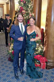 Wore this absolutely gorgeous dress to a December wedding and received compliments all night long!! The only issue I had was that I had to constantly make sure my boobs weren't popping out. My girls aren't as perky as they once were, and the dress is very low cut in the front, even when tightening the back straps as much as possible. Be careful when dancing! :) Otherwise amazing dress!!!! - Natalie P.