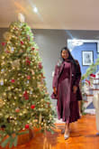 Wore this to our family Christmas dinner and received so many compliments. The skirt was flowy, did not wrinkly easily, soft, lightweight and made me feel beautiful - Nalini B.