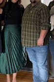 This skirt fits beautifully. I started on a weight loss journey 9 months ago and a no scale goal was to be able to purchase clothing from Lulus. In December I was at a point I could do this!! - Jessica L.