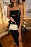 I absolutely loved wearing this dress and received so many compliments when I wore it on NYE. It's comfortable to wear and the fabric is thick. Great quality! - Lauren W.