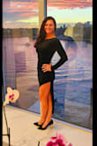 The New Year's Eve cocktail party was a hit! I received so many compliments on this dress! The leg was so HOTT. - Shanna B.