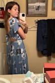 My sister asked me to order this as a bridesmaids dress for her wedding. The dress fit perfectly, with a gorgeous cut-out in the back and a subtle slit down the leg. The dress is romantic and so perfect for the day. I'm glad I'll be able to wear it after too! - Brittany I.