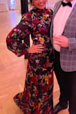 Absolutely loved this dress! I received so many compliments and it fit perfectly. I ordered a medium so it wasn't too fitted and it was perfect. No alterations needed. - Ashley G.