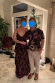 I LOVE this dress. It's so beautiful - falls perfectly. It's comfortable and flattering, and I just felt so pretty in it. I wore this for my winter engagement party and got so many compliments in person and via pictures online. Out of all the 10 dresses I bought to potentially wear, my fiancé and family hands down voted on this one. Definitely get this dress. To note - I initially ordered a large, but it was too big so I exchanged it for a medium, which was perfect. - Jeana P.