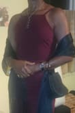 I wore this pantsuit to a wedding in November so I got a scarf in the event I felt cold. I bought this in two sizes, xs & s. The xs was a comfortable fit. It was very long, but I didn't alter it. Even with 6" heels, you could not see my shoes, but the fit was purrfect. Thank you Lulus. *** I cannot save the photo without cropping it. Wanted the length to be shown. - Karen B.