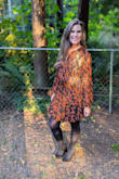 I love this dress but wish I had ordered it in an xs, as it is quite large around the middle; being petite, it would look better in the smaller size. - Elizabeth T.