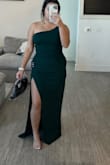It fit fine but being wider in the hips, the slit made me feel bigger. - Brianna C.