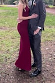 Slim and sexy dress but not uncomfortable at all. Looks fantastic and was warm enough for a cool evening wedding in December. I was a guest and felt like this was the perfect amount of class. - Sierra R.