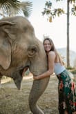 I purchased this skirt on final sale for a photoshoot I had planned in Chiang Mai, Thailand with elephants. It fit me perfectly, was super comfortable and good material (not see through or cheap feeling). Not to mention, photographed beautifully! - Ellie H.