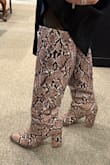 Love these. I've worn these with dresses and jeans. Only thing I dislike is the lack of a zipper so they are hard to get on and off. - BRITTANY B.