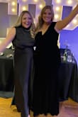 This dress was perfect for my black tie event. It fits perfectly. I wore heels and didn't have to get it hemmed or anything! - Malory