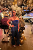 This was such a great jumpsuit! It was sooo comfortable and fun! So many compliments! The only negative is it is messy! So much stuff falls off, but would still wear it because it is fabulous! - Rachel H.