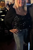 The top fits perfectly and looks and feels amazing! A great top for a fun night out! - Jennifer R.