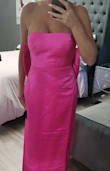 Madonna was iconic in this look for her Material Girl video and I have an upcoming work event that was having a themed 80s night. I couldn't resist buying this dress specifically for that occasion to pair it with a crimped hair special. Ok so ANYWAYS, this dress far exceeded my expectations. It's incredibly LUXE and it's going right into my closet for symphony and opera events (although still going to the 80s party in it). It's stunning! As I followed the reviews, I became nervous as some stated it ran small. Had I followed those, I would have bought way too big. At 34D, I have room, and on my 28" waist, it's far from tight and there's room in my hips. I have realized I'm somewhere between a small and medium in Lulu's product but I'm so glad I really calculated sizing and weighed against the reviews and my own judgment as well as model stats to make the right choice. I may have been able to wear a small but I would rather make ever so slight adjustments than be returning for something too small or large. - Tracie R.
