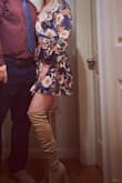 Pretty, comfortable. I would just say it's a little short but otherwise, I love this dress. - Lizzie M.