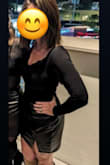 I got a ton of compliments and just felt confident in it! I was skeptical about the length/slit (I'm 35/a mom of two girls so I didn't want my outfit to scream "Hello Fellow Youths!") One con- I found myself pulling it down all night because it was riding up, but that also could have been the top I was wearing. - Alexandra A.