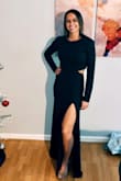 Wore this to a holiday work party and loved it. The cut-outs added some spice and it was comfortable and pretty. - Lindsey L.
