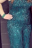 The jumpsuit came exactly as illustrated in the photo. It fit exactly as expected and exceeded my expectations. The detail was even prettier in person. - Rebecca W.