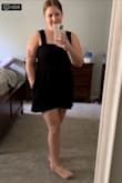 I was looking for a soft romper that I could dress up or down and this was it. The material is soft and the thick straps made it comfortable to wear (and to not worry about what bra I was wearing). Would buy in more colors if they offered it! - Heidi H.
