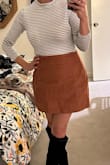 Love the skirt. I originally got an xs but exchanged it for a small since it runs a little small. So cute. - Anne M.