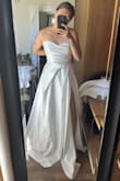 I bought a size 10 by mistake instead of a size 6 forgetting it was a US size and not AU size. I'm glad I did because the dress ran small. Size 8 would have been perfect. In saying that, the dress is super easy to alter. I love the style and the quality of the dress. Would definitely recommend - Wendy L.