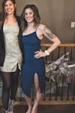 I got lots of compliments, and it was super comfy. Also, so easy to put on and zip up. It doesn't ride up while walking around. I can't wait to wear it again! - Cara F.