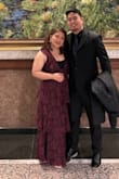 I am so happy with my purchase. Tho the length is a bit long for me. In the picture its down to the ankle, mine is down to the floor. Wearing a heel is a must. But still love it, hope they have sizes for petites. - Donna