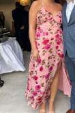 Loved the pattern of this dress, I felt so pretty in it. Of note at least for me, it ran a little bit. The bust was very loose (at least without a bra, which it's hard to wear a bra due to the cut). But still so pretty - Danielle L.