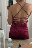 After a couple alterations on the back, it fits great. I input my measurements, and the website suggested size XS. That's what I ordered, but it didn't zip. The length is perfect with heels on. - Yuliana G.