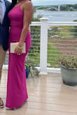 I absolutely love this dress. It's very flattering. The fabric is very nice because is not too thick and not too thin. The quality is superb. I wore it to a wedding. - Nessa M.