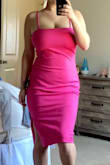 Love the fit and color but was looking for something I could wear without a bra! If you are larger-breasted, maybe try to size down for a tighter fit. - Emily H.
