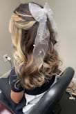 This bow was the perfect hair accessory to complete my bridal shower look. Dainty and elegant! - Jenna K.