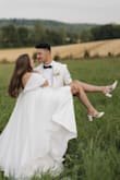 I bought these for my summer wedding in France, and they were great. Super cute and comfortable. The pointed toe is so classy, and the block heel lets me walk in grass and gravel. I also love that they're not too "bridal", so I can wear them with any outfit now. - Sienna H.