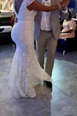 Great fit and really comfortable! Bought it for my 30th Wedding Anniversary and danced the night away in the dress. Was a bit long but with the right heels was Aok! - Irma A.