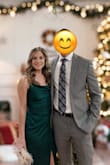 Absolutely love this dress. It looks so much better in person! You will definitely want to steam it (do not iron it!) to get out the wrinkles from being folded for packing. I have a smaller top and wider hips so I always struggle to find dresses that fit both and this one does! - Danielle C.