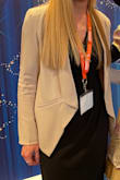 This blazer is lightweight, versatile, and comfortable. Perfect for work but also great to wear out with jeans. After wearing it constantly, I bought two more in different colors. It also has held up surprisingly well after washing many times. Highly recommend. - Caitlin B.
