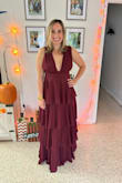 This dress is one of my favorites ever!!! Absolutely, loved it. It is open in the breast area, but it was so gorgeous!! - Isabella P.