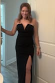 I was really impressed. The fabric looks and feels like it will hold up well. I think I can get more than one wear from this dress (but likely less than 5). The top is a little flimsy, but overall, great for the price! I feel like that it really fits me as I predicted and based on the pictures! I wear a 4-6 in jeans, but a large in this dress fits me well. I could probably size down, but the zipper is really finicky already so I doubt going smaller would help - Carrie P.
