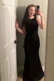 This dress was perfect. It felt so high quality like I paid hundreds of dollars for it. I'm 5'7 so the length is always a little worrisome for me, but the length on this was perfect, especially wearing heels. It hugs everything perfectly but not too tight. - Hannah R.