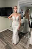 I ordered this dress for my elopement in Aruba! It came quickly, and it's absolutely beautiful! It fits true to size; the details are so nice, and it's, overall, just a wonderful dress for the price point! I've already told all my friends to order their wedding dress from Lulus - Victoria G.
