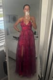 Got this dress in an XS. It was tight, but I wouldn't have sized up because of the voluminous skirt. It was perfect for a wedding in Cartagena, Colombia. Only negative is that the zipper was hard and got stuck. I had to use the old soap trick in order to get it to function properly. - Amanda B.