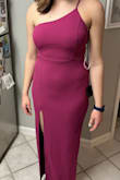 This dress was too tight on my midsection and was really unflattering on my curves. I liked the fit of the top and the color, but this dress just did not look good on me! For reference, many other Lulus dresses in size large have fit me great. Also, I am 6 feet tall, and this dress only came to above the floor on me, which is shorter than most Lulus dresses on me. - Breland G.