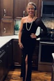 I purchased this for a gala event, and it was very comfortable yet looked classy. I sized up to a large because I didn't want it to be too fitted. I have a smaller bust, and the one-shoulder design still worked well for me. - Sharlee T.