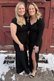 Gorgeous dress! So elegant and fits perfectly. Wore it to a fancier wedding and it was exactly what I needed. Also material is stretchy and comfy. I'm 5'6 and 160 more of an athletic build and ordered a medium and a large but ended up keeping the large because it fit my shoulders and arms better.
10/10 recommend. - Andrea H.
