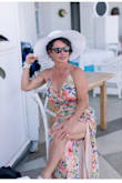 Received many compliments. The dress fit perfectly in all areas except the chest. Too much material in the cup area; was altered very easily.
Beautiful dress for the destination wedding - Michelle H.