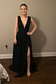 This dress is the perfect, elegant bridesmaid dress that you can actually wear again! Very high quality, the fabric is thick with 3 layers on the skirt portion. So happy the bride picked this dress! *few alterations are needed which is a given being 5'0 - Krys K.