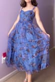 Only problem with it is the zipper is a bit stubborn around the waistline. It's beautiful. Because I am on the shorter side, it's a bit longer on me than how it fits the model. - Paige B.